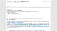 Desktop Screenshot of frenchlanguageteacher.com