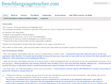 Tablet Screenshot of frenchlanguageteacher.com